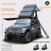 Roll over image to zoom in Adventurer Plus Rooftop Tent Hardshell with Side Awning, Air Conditioner Outlet with Bracket, &Replaceable Rain Flies, Truc