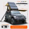 Roll over image to zoom in Adventurer Plus Rooftop Tent Hardshell with Side Awning, Air Conditioner Outlet with Bracket, &Replaceable Rain Flies, Truc