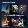 Solar Lantern Camping, Collapsible Solar Camping Light Rechargable,LED Portable USB Solar Lamp IP54 Waterproof Lights for Backpacking Gear,Emergency C