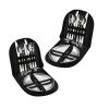 two set of 10 portable stainless steel tableware, suitable for hotels/restaurants/gatherings, hiking, and camping adventures. There are plates, forks,