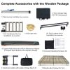Roll over image to zoom in Adventurer Plus Rooftop Tent Hardshell with Side Awning, Air Conditioner Outlet with Bracket, &Replaceable Rain Flies, Truc