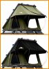 Roll over image to zoom in Adventurer Plus Rooftop Tent Hardshell with Side Awning, Air Conditioner Outlet with Bracket, &Replaceable Rain Flies, Truc